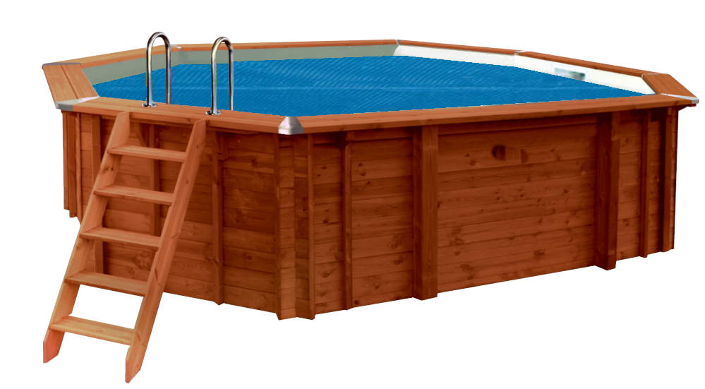 Solarnoppenfolie für Holzpools, 400 μ, Ovalbecken