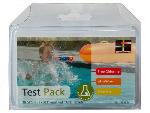 Nachfüllpakung für Chlor und PH Tester