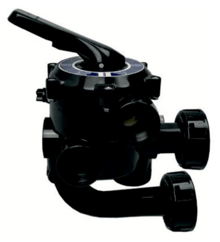 6-Wege-Ventil Astral 1 1/2", schwarz