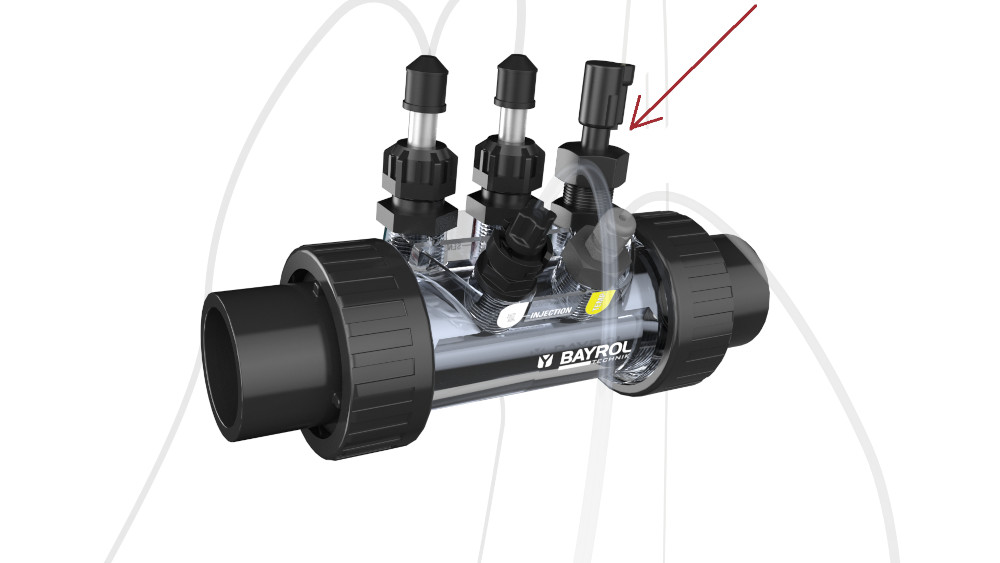 Strömungsschalter mit BNC-Stecker