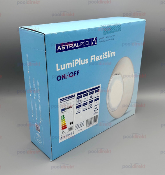 Astral LED komplett Scheinwerfer Lumiplus FlexiSlim on/off, weiß
