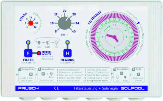 SOLPOOL-230 Solarfiltersteuerung