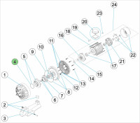 O-Ring Umkehrleitrad Jet Pumpe O-Ring Umkehrleitrad Jet Pumpe