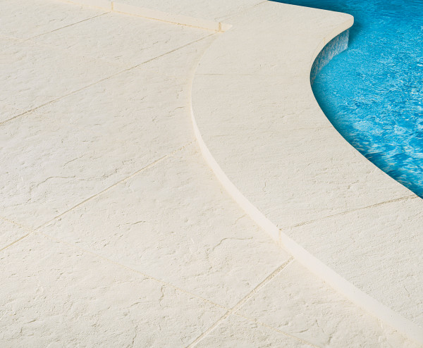 Eckplatte Kunststein Trend Sand (nur Abholung)