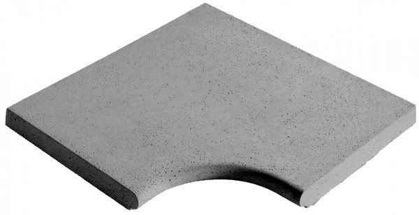 Eckplatte Kunststein Modern Grau (nur Abholung)