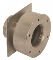 Mauerdurchführung, kurze Ausführung in V4A Mauerdurchführung, kurze Ausführung in V4A