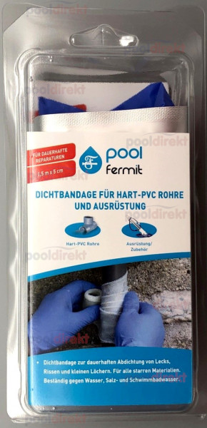 Dichtbandage für Hart-PVC-Rohre