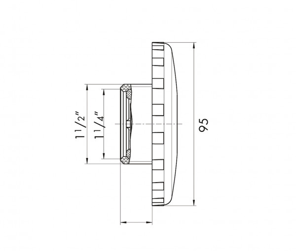 Neptun Einlaufdüse ABS weiß