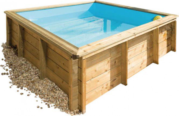 Holzpool Junior 2 x 2 m Komplettset